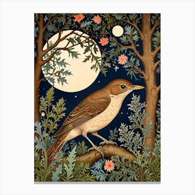 William Morris Robin 3 Canvas Print