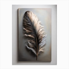 Feather Painting Canvas Print