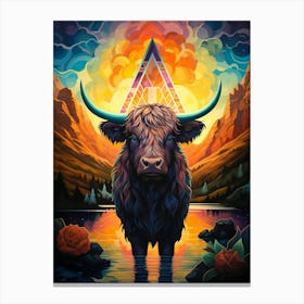 Highland Bull 2 Canvas Print