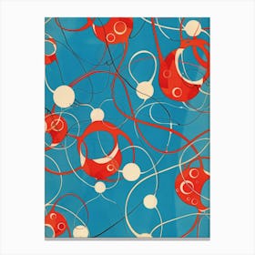 Atoms Canvas Print