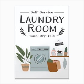 Laundry Room Canvas Print