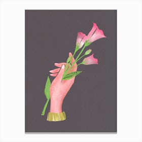 Pink Flowers Canvas Print