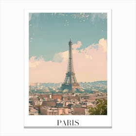 Paris Eiffel Tower 2 Canvas Print