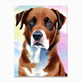 Labrador 2 Watercolour dog Canvas Print