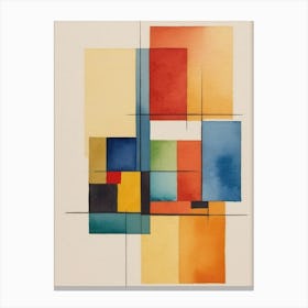 Abstract Watercolor Painting 3 Canvas Print