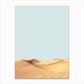 Minimalist desert 2 Canvas Print