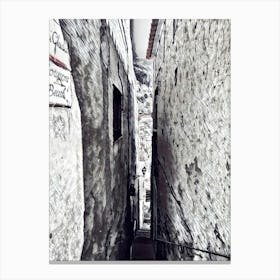 Narrow Alley Canvas Print