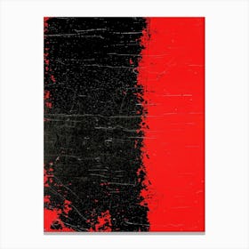 'Black And Red' 4 Canvas Print