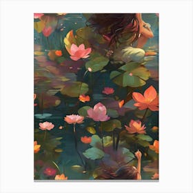 Water Lilies 8 Canvas Print