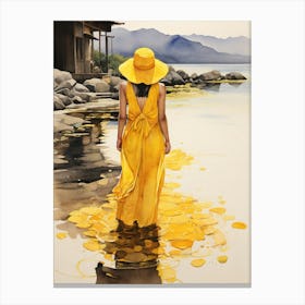 Yellow Dress Canvas Print