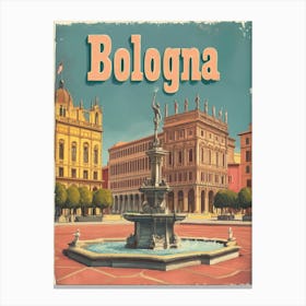 Aihrgdesign A Classic 1960s Travel Poster For Bologna Showcas 75eb0616 3ee1 401c 9804 Eb15b9fc0207 0 Canvas Print