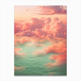 Pink Clouds In The Sky 5 Canvas Print