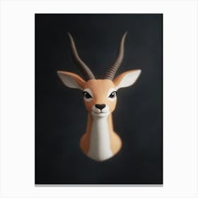 Antelope Head Canvas Print