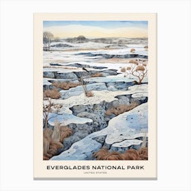 Everglades National Park United States 2 Poster Canvas Print