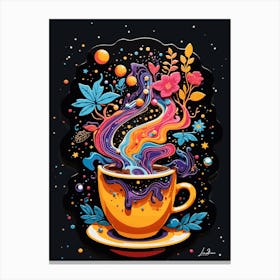 Fantasy Black Coffee Canvas Print