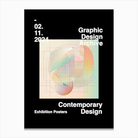Graphic Design Archive Poster 34 Canvas Print