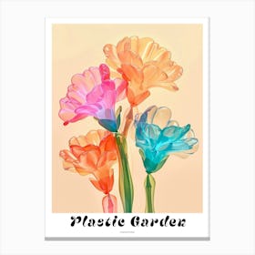 Dreamy Inflatable Flowers Poster Carnations 6 Canvas Print