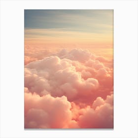 Pink Clouds In The Sky 2 Canvas Print