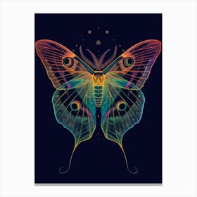 Psychedelic Butterfly Canvas Print
