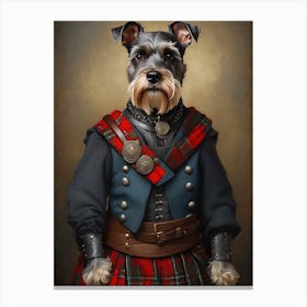 Schnauzer Canvas Print