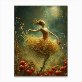 Spaghetti Dancer 3 Canvas Print