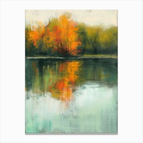 Autumn Reflection Canvas Print