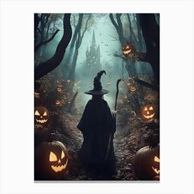 Witch In The Woods 3 Canvas Print