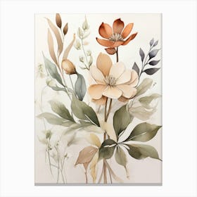 Watercolor Flowers 16 Canvas Print