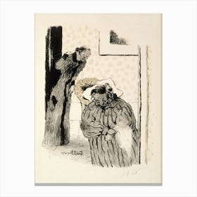 The Grandmother By Edouard Vuillard Canvas Print