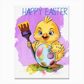 Happy Easter Canvas Print