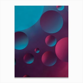 Abstract Spheres Canvas Print