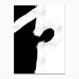 Minimal Black and White Abstract vol.6 Canvas Print