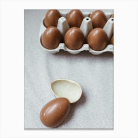 Chocolate Eggs 1 Canvas Print