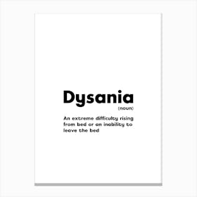 Dysania Clean Minimalistic Stampe su tela