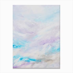 Clouds Abstract Painting Canvas Print