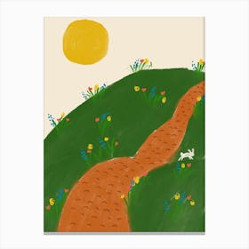 Springtime Hill Canvas Print