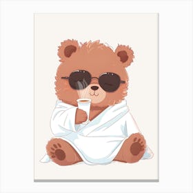 Cute Teddy Bear Kids and Nursery Canvas Print