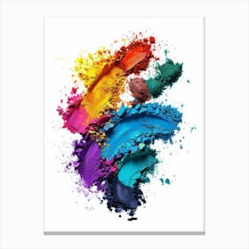 Colorful Powder Canvas Print