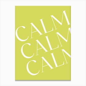 Calm Calm 1 Canvas Print