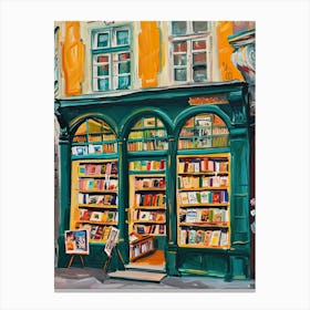 Vienna Book Nook Bookshop 1 Canvas Print