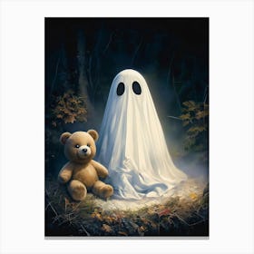 Ghosts And Teddy Bears Canvas Print