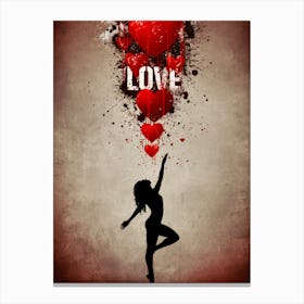 Love Artwork Canvas Print