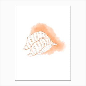 Salmon Nigiri Sushi Canvas Print