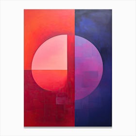 Cosmic Whispers: Purple Abstract Illumination Canvas Print