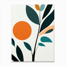 'Orange Tree' Abstract 1 Canvas Print