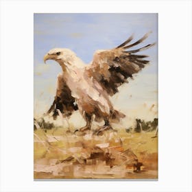 Bird Painting Vulture 1 Canvas Print