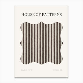 Stripes Pattern Poster 21 Canvas Print