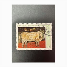 Taiwan Stamp Canvas Print