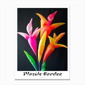 Bright Inflatable Flowers Poster Heliconia 5 Canvas Print