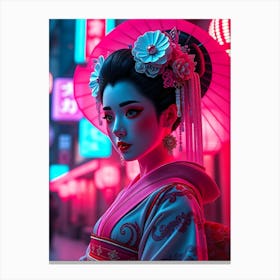 Geisha 3 Canvas Print